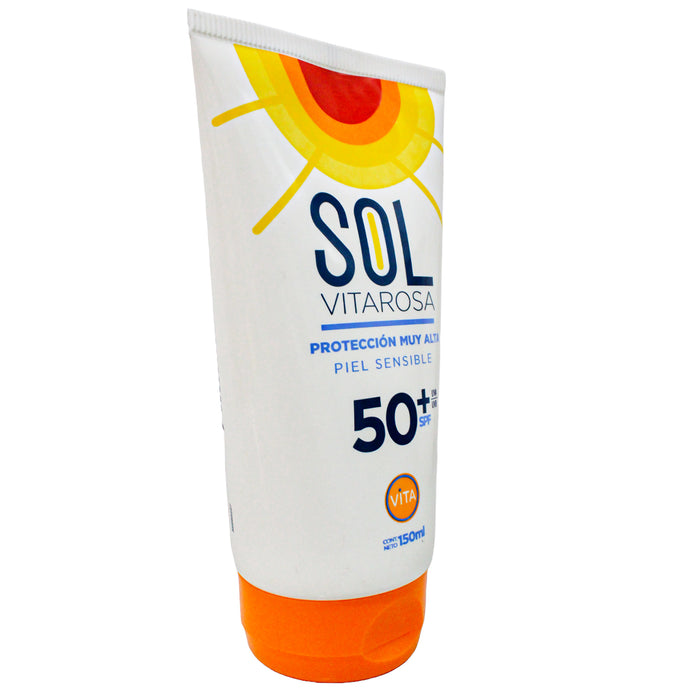 Sol Vitarosa Protector Solar Piel Sensible Spf50 X 150Ml