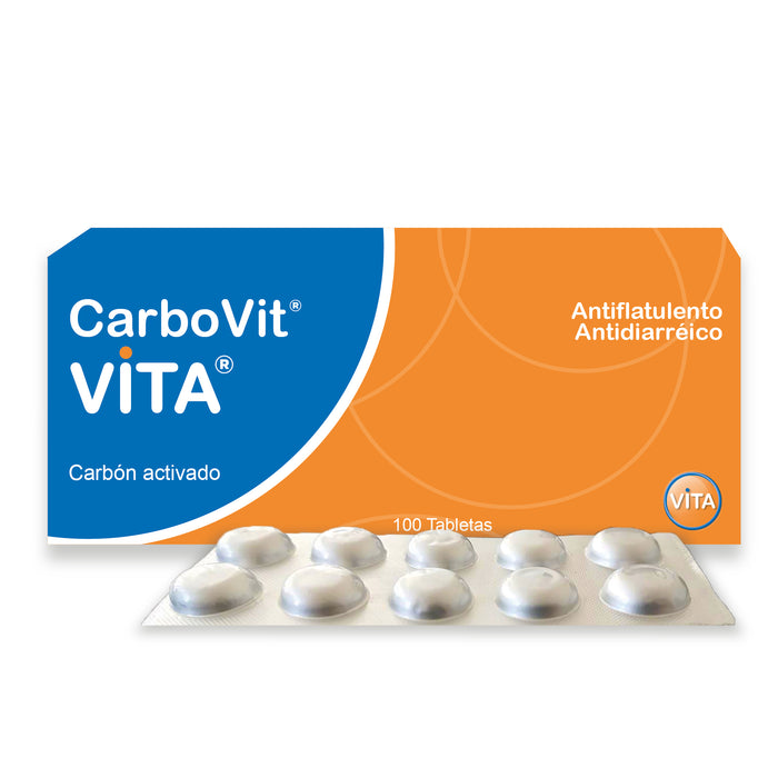 Carbovit Vita 250Mg Carbon Activado X Tableta