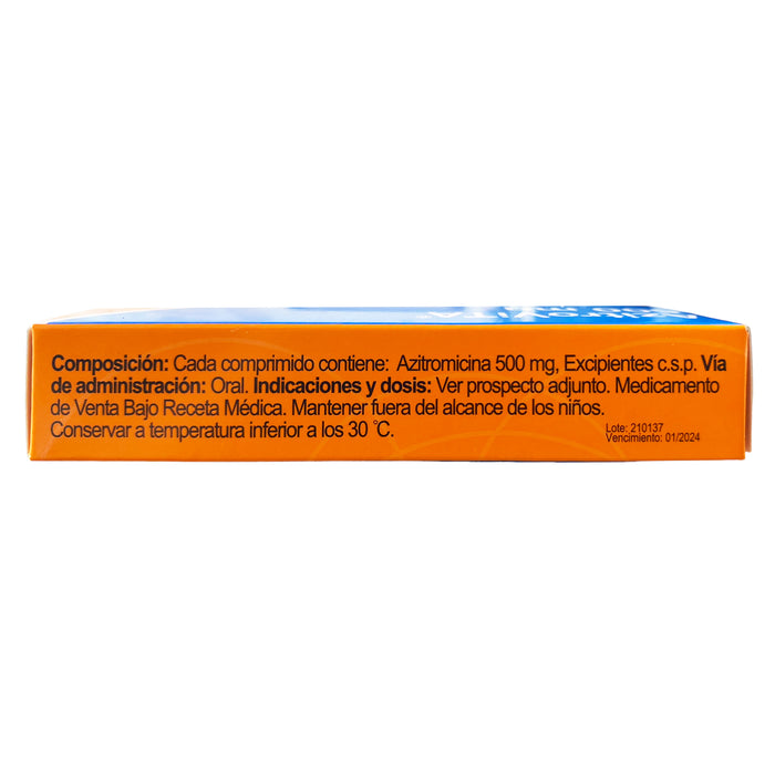 Azitrovita 500Mg Azitromizina X Comprimido
