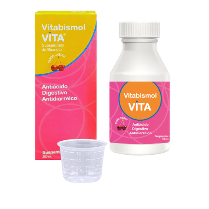 Vitabismol 87.5Mg 5Ml Susp X 200Ml Bismuto Subsali