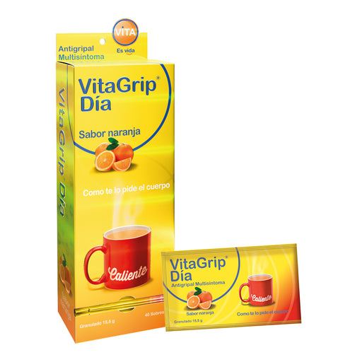 Vitagrip Caliente Dia Sabor Naranja X Sobre