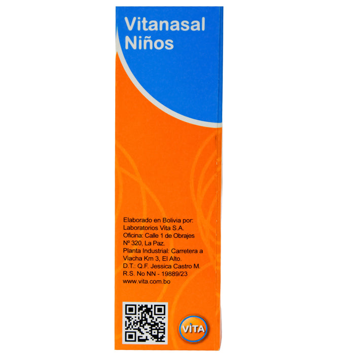 Vitanasal Niños 0.025 Gotas Nasales Con Dosificador X 15Ml