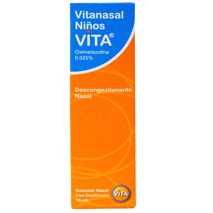 Vitanasal Niños 0.025 Gotas Nasales Con Dosificador X 15Ml