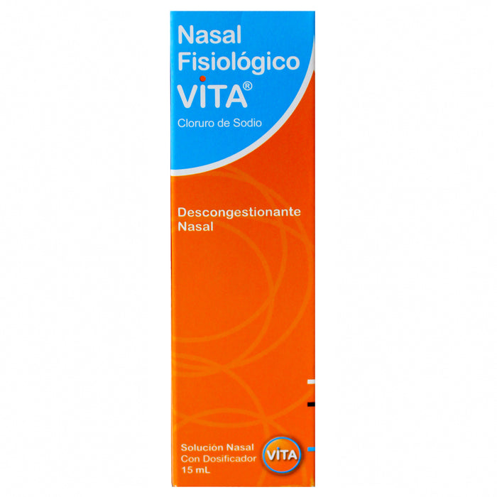 Nasal Fisiologico Vita 0.9% Sol X15ml C Dosif Cl S