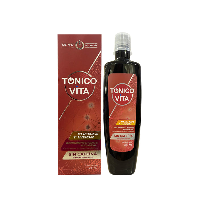 Tónico Vita Sin Cafeína Solución X 200Ml