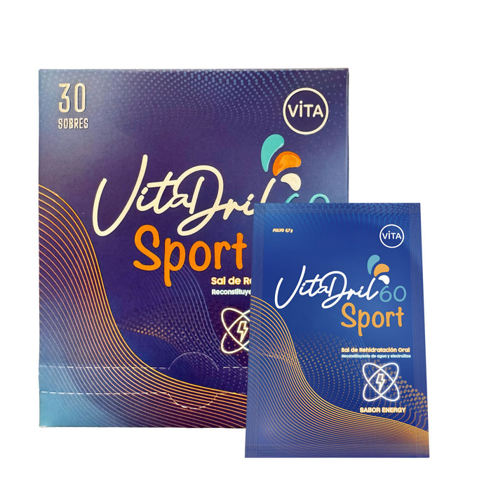 Vitadril 60 Sport Sal De Rehidratación Energy X Sobre