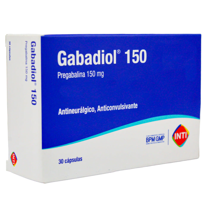 Gabadiol Pregabalina 150Mg X Capsula