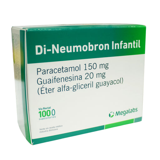Di Neumobron Infantil Paracetamol Guaifenesina Supositorio X U...