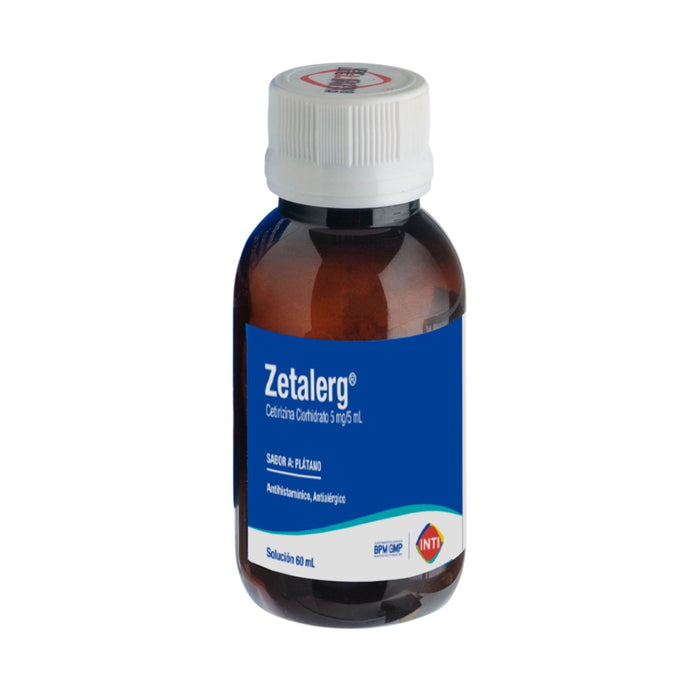Zetalerg Cetirizina 5Mg/5Ml Solucion X 60Ml
