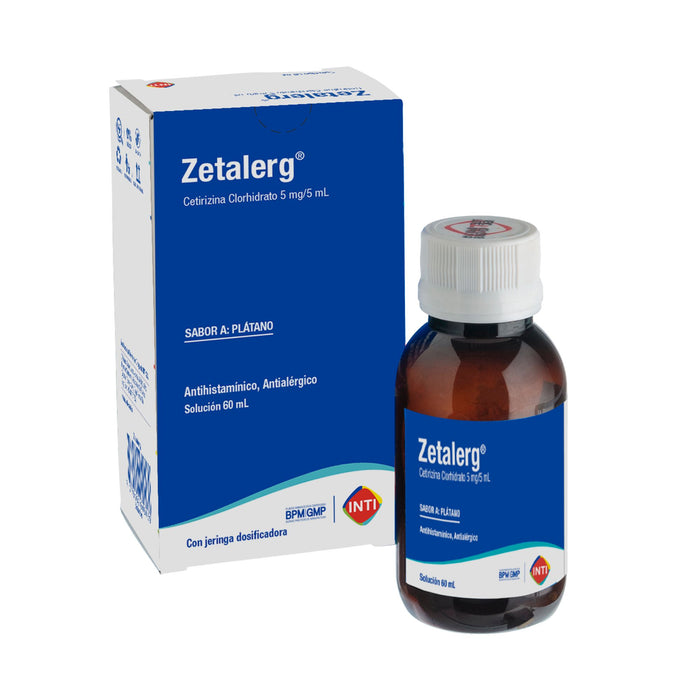 Zetalerg Cetirizina 5Mg/5Ml Solucion X 60Ml