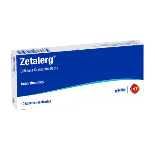 Zetalerg Cetirizina 10Mg X Tableta