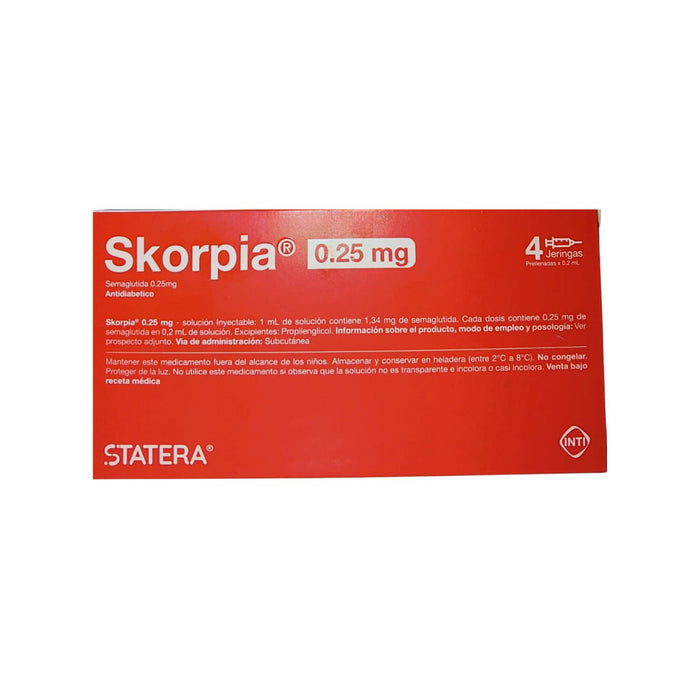 Skorpia Semaglutida 0.25Mg Frio X Jeringa Prellenada