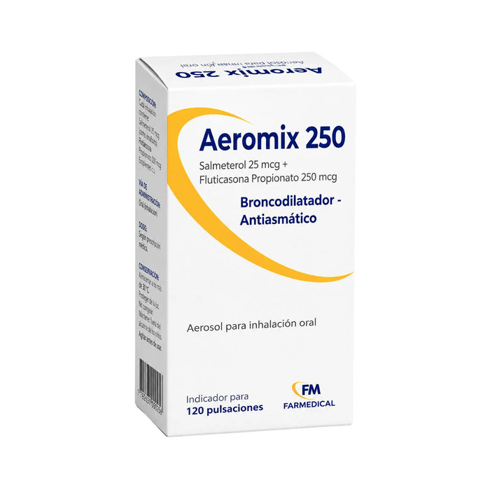 Aeromix 250 Inhalador Oral X 120 Dosis