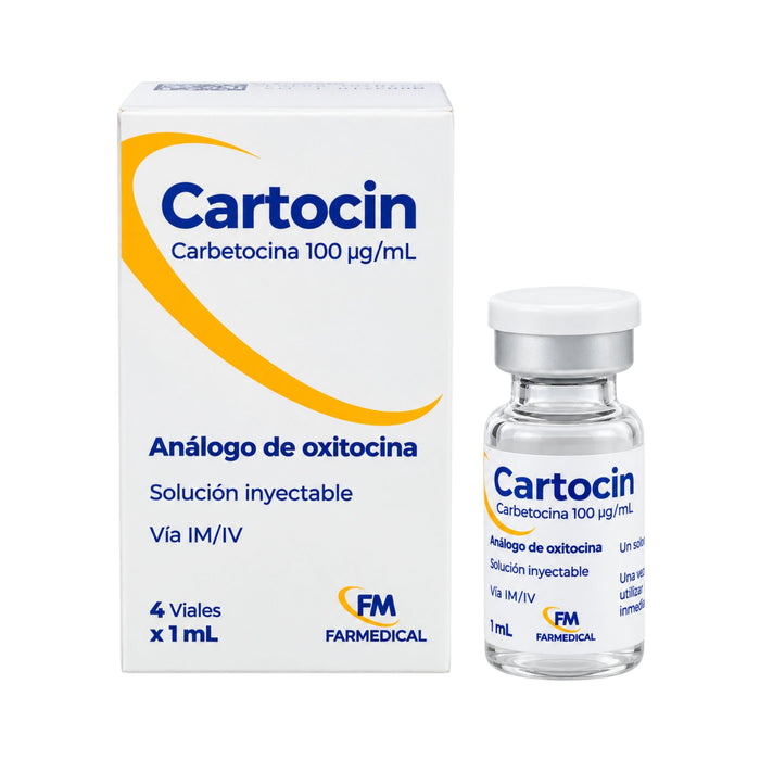 Cartocin 100Mcg/Ml Carbetocina Im-Iv Caja X 4 Ampolas
