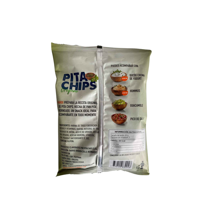 Pita Chips Wardi Sabor Oregano X 150G