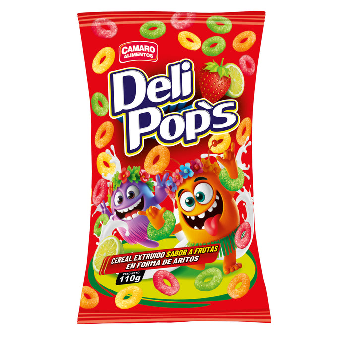 Deli Pops X 110Gr Frutas En Forma De Aritos