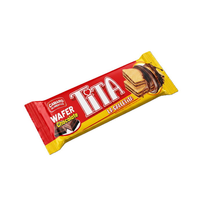 Galleta Wafer Tita Rellena Chocolate X 110G