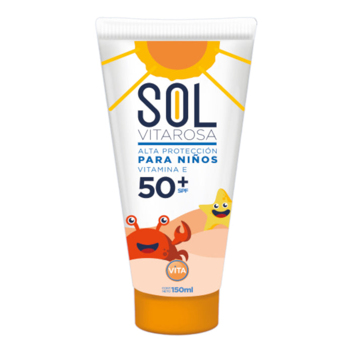 Sol Vitarosa Prot Solar Ninos Spf 50+ Tbo X 150Ml