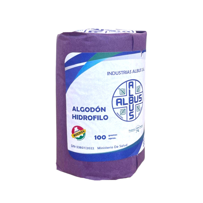 Algodón Albus Hidrófilo X 100G