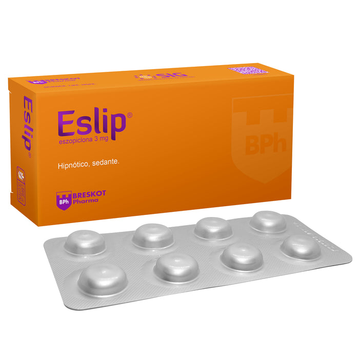 Eslip 3Mg Eszopiclona X Comprimido