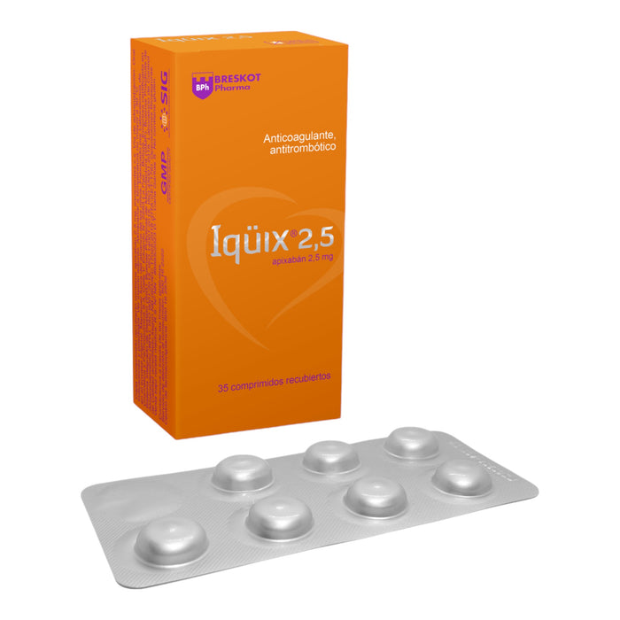 Iquix 2.5Mg Apixaban X Comprimido