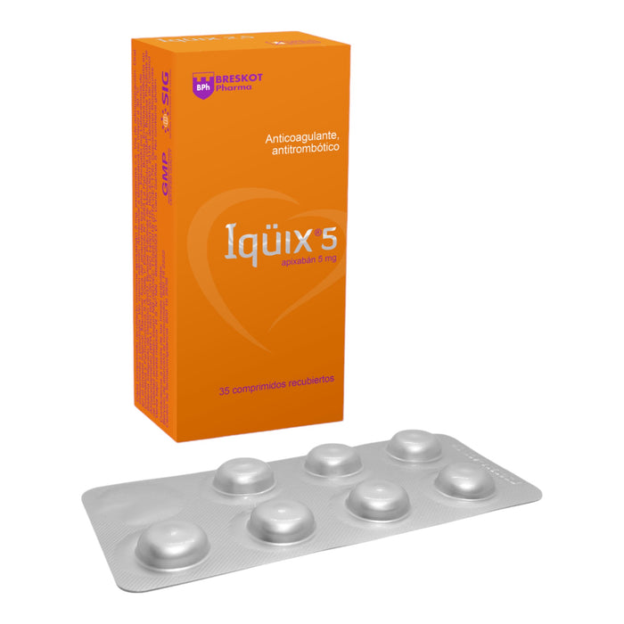 Iquix 5Mg Apixaban X Comprimido