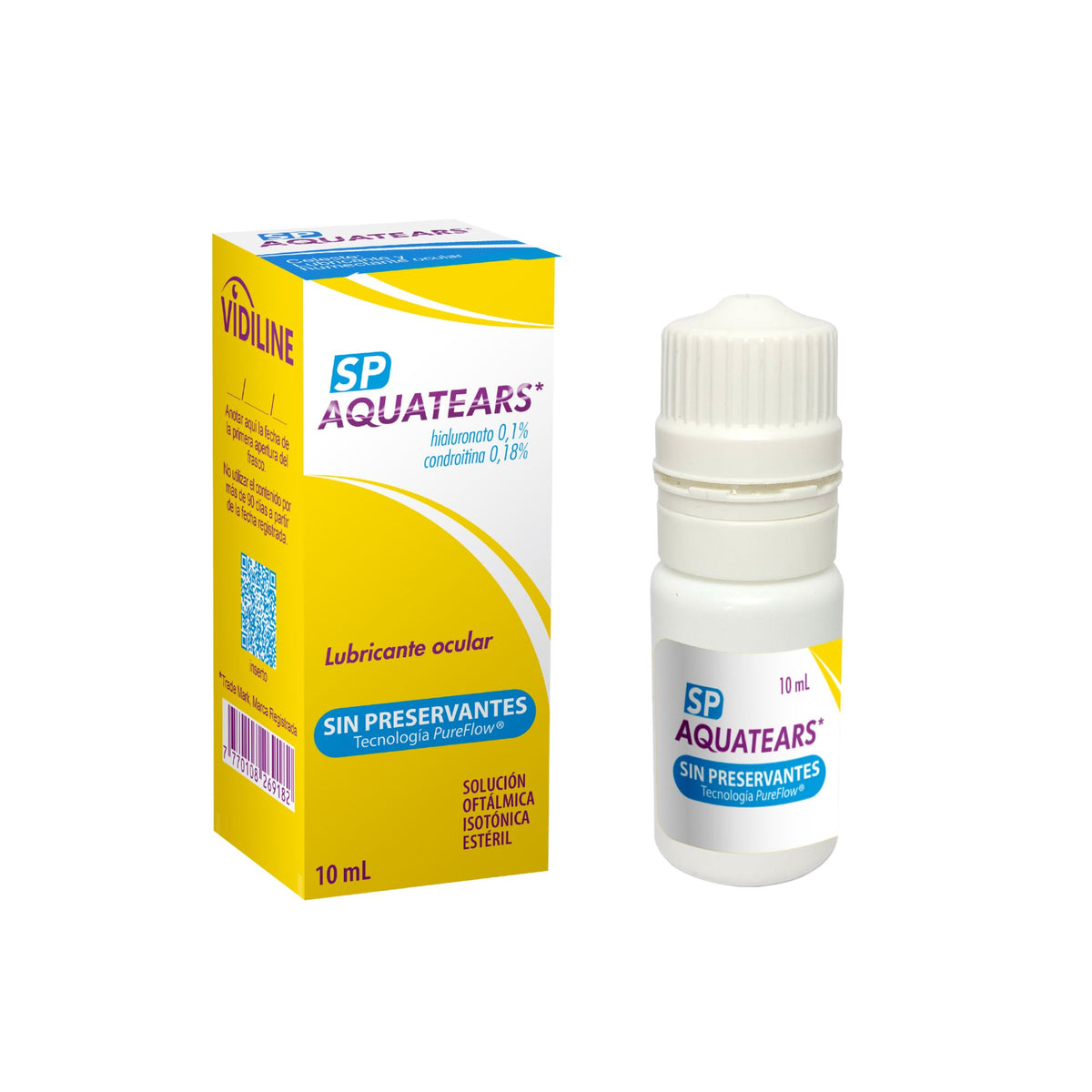 Aquatears Sp Colirio Hialuronato Sodio/Condroitina X 10Ml— Farmacorp