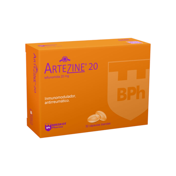 Artezine 20Mg Leflunomida X Capsula Blanda