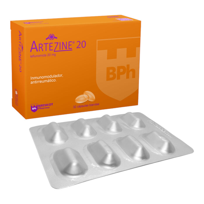 Artezine 20Mg Leflunomida X Capsula Blanda