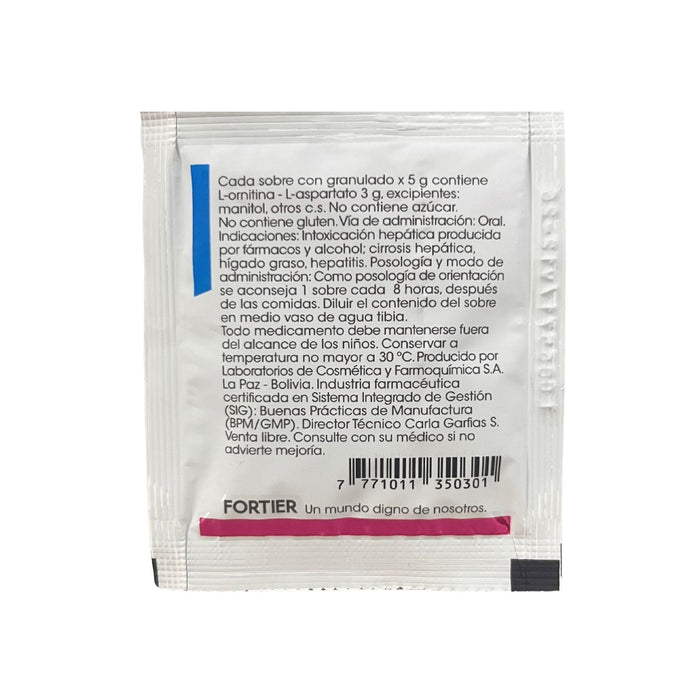 Hepasure L-Ornitina L-Aspartato 3G X Sobre