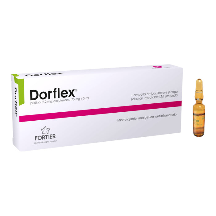 Dorflex Diclofenaco/Pridinol Im X 1 Ampolla /3Ml