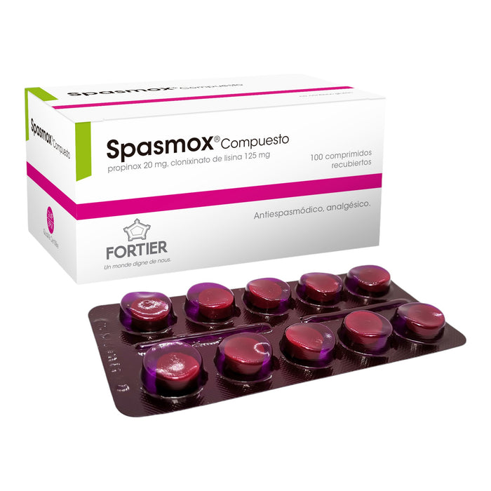 Spasmox Compuesto Propinox/Clonixato Lisina X Comprimido