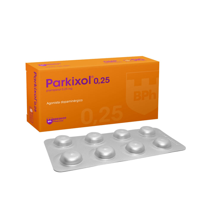 Parkixol Pramipexol 0.25 Mg X Comprimido