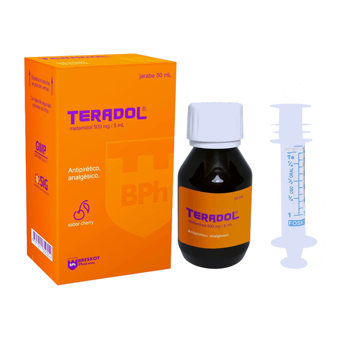 Teradol 500Mg /5Ml Metamizol Jarabe X 500Ml