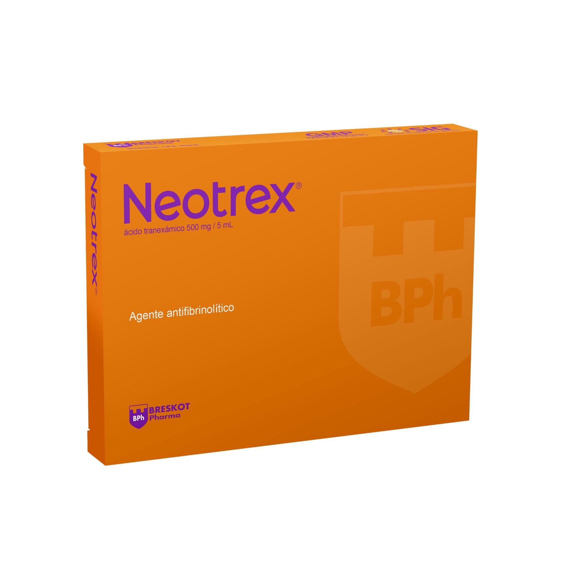 Neotrex Acido Tranexamico 500Mg/5Ml X Ampolla— Farmacorp