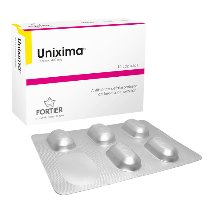 Unixima 400Mg Cefixima X Capsula