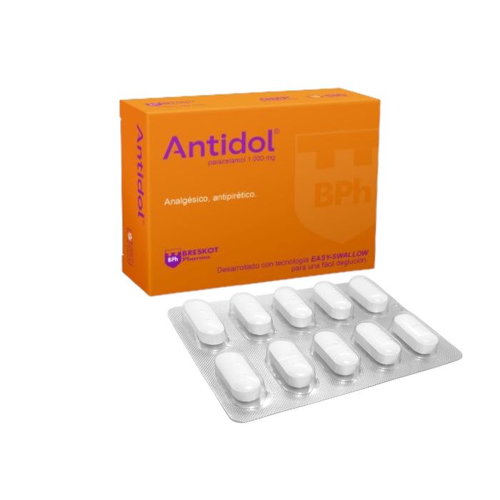 Antidol 1000Mg Paracetamol X Comprimido