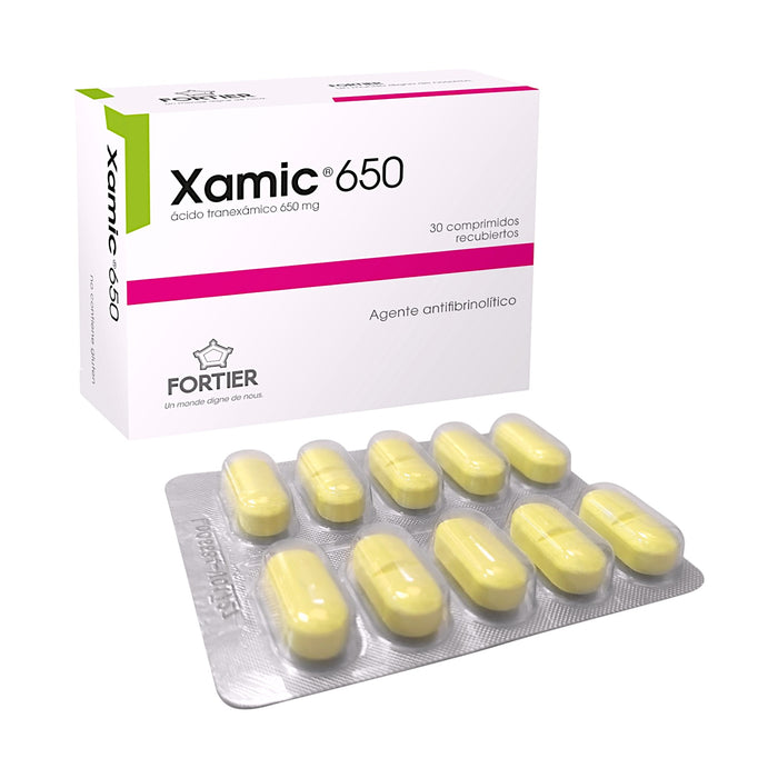 Xamic Acido Tranexamico 650Mg X Comprimido