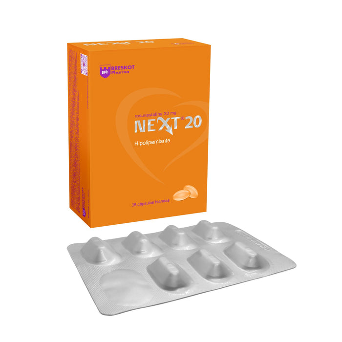 Next Rosuvastatina 20Mg X Cápsula