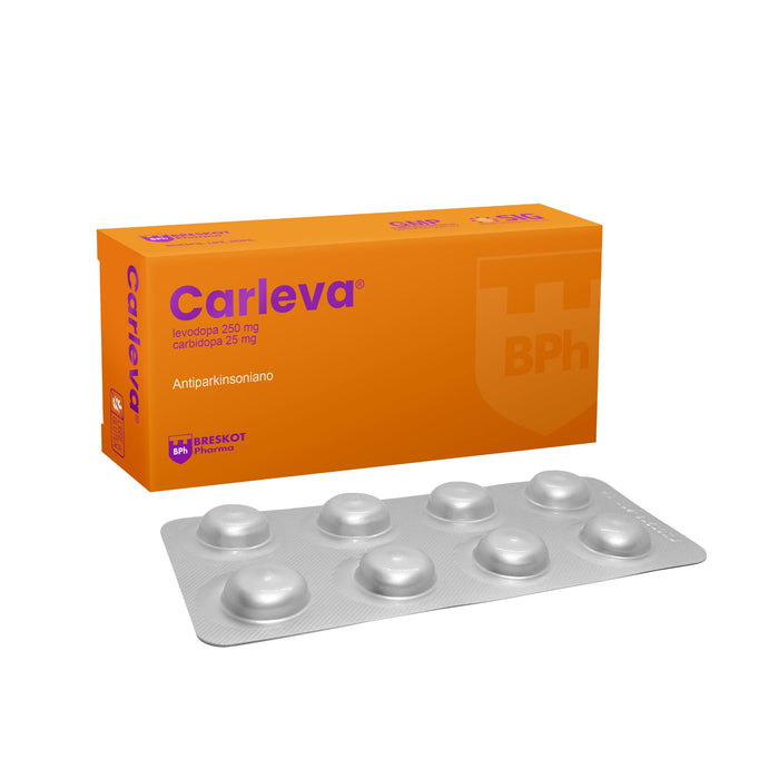 Carleva Levodopa 250 / Carbidopa 25 Mg X Comprimido