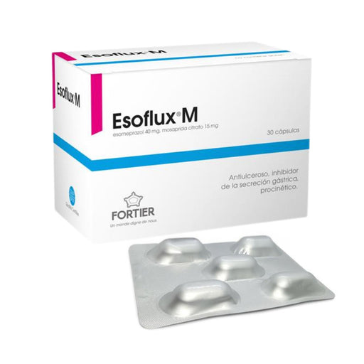 Esoflux M Esomeprazol / Mosaprida 15Mg X Cápsula