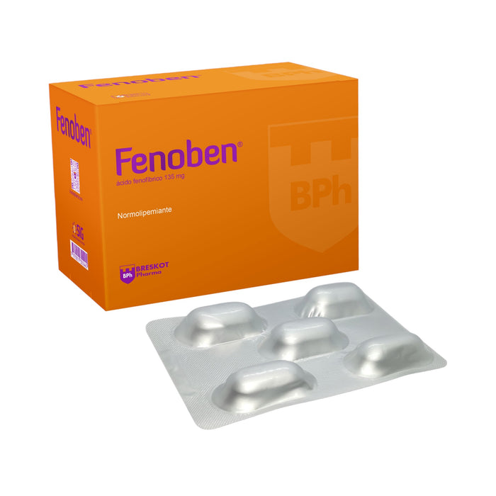 Fenoben Acido Fenofibrico 135Mg X Cápsula