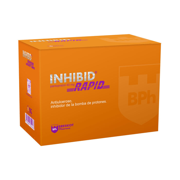 Inhibid Rapid Pantoprazol 40Mg X Cápsula