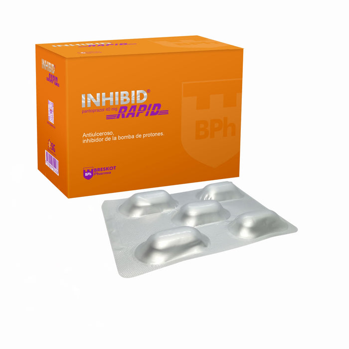 Inhibid Rapid Pantoprazol 40Mg X Cápsula