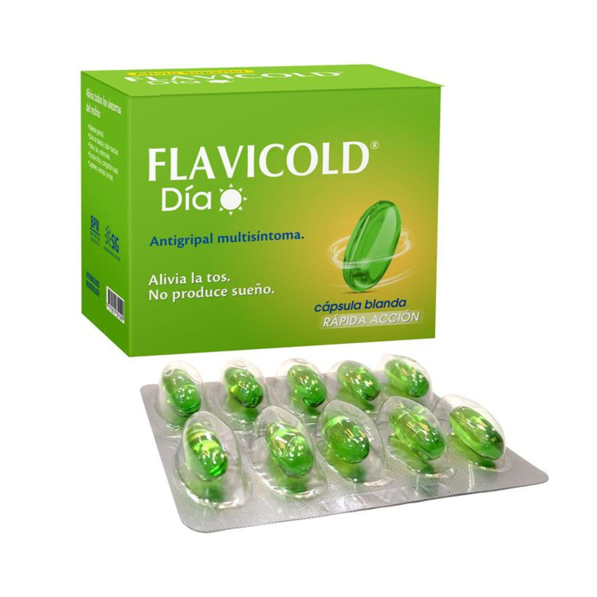 Flavicold Dia Antigripal X Capsula Blanda— Farmacorp