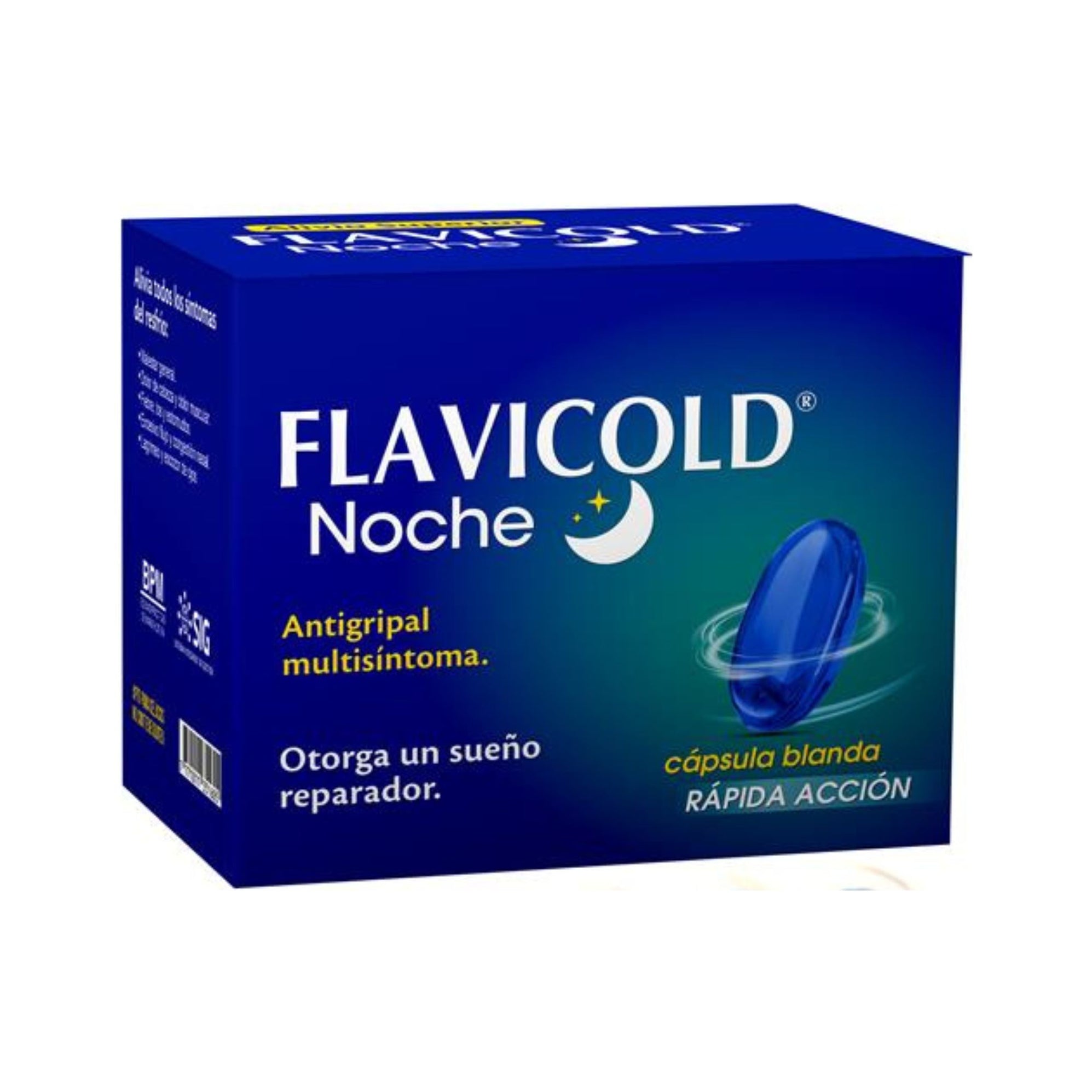 Flavicold Noche Antigripal X Capsula Blanda— Farmacorp
