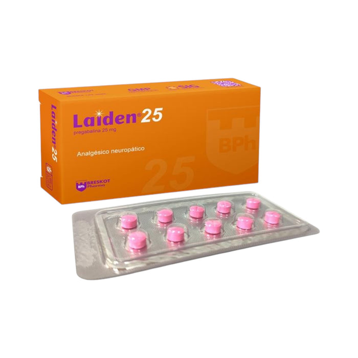 Laiden Pregabalina 25Mg X Comprimido
