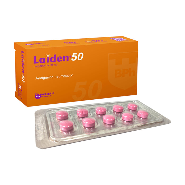 Laiden Pregabalina 50Mg X Comprimido