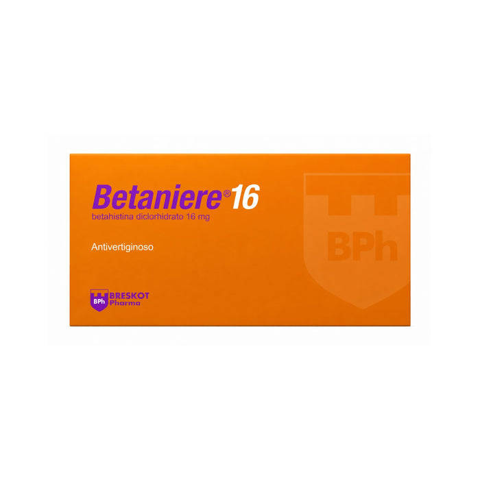 Betaniere Betahistina 16Mg X Comprimido Recubierto