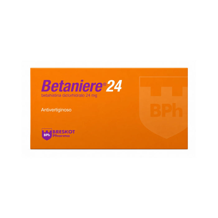 Betaniere Betahistina 24Mg X Comprimido Recubierto
